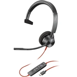 Ακουστικά VOIP HP Poly Blackwire C3310 Mono USB-C/A Teams
