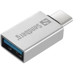 Αντάπτορας USB Sandberg 136-24 USB-C > USB 3.0 (ST-BU) Silver