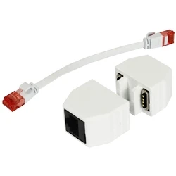 Αντάπτορας Δικτύου Allnet TP-TP CAT6A Buchse 1:1 8-pol. RJ45 magnetic PoE up to 10GBit