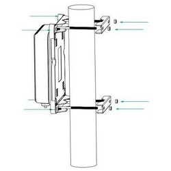 Αξεσουάρ Κεραίας Allnet Switch outdoor 3 Port Gigabit 100W Mast-Montage/Pole-Mount Kit
