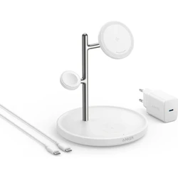 Ασύρματος Φορτιστής Anker MagGo Wireless Charging Station 3-in-1 faltbar white