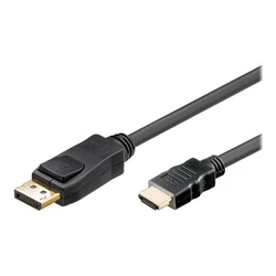 Καλώδιο DisplayPort 1.2 > HDMI (ST-ST) 1m 4K Black