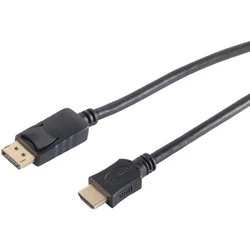 Αντάπτορας DisplayPort 1.2 > HDMI (ST-ST) 3m 4K Black