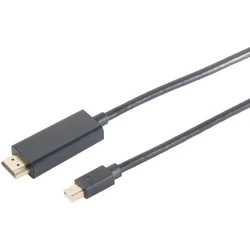 Καλώδιο Mini DisplayPort 1.2 > HDMI (ST-ST) 2m Black