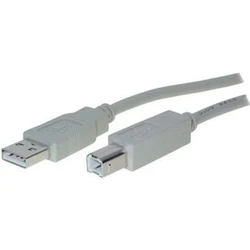 Καλώδιο USB 2.0 A > B (ST-ST) 3m Gray
