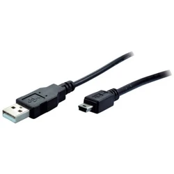 Καλώδιο USB 2.0 A > Mini-B (ST-ST) 2m Black