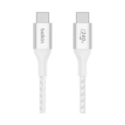 Καλώδιο USB Belkin BoostCharge  240W USB-C to USB-C Cable, 1m, White