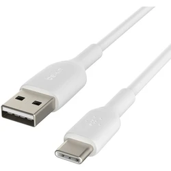 Καλώδιο USB Belkin USB-C/USB-A PVC, 2m, White