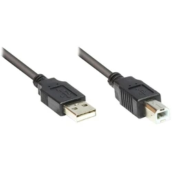Καλώδιο USB Goodconnections USB 2.0 A > B (ST-ST) 1,8m Black