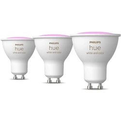Λάμπα LED Smart Philips Hue White & Color Ambiance GU10 Dreierpack 3x350lm