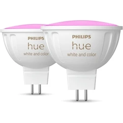 Λάμπα LED Smart Philips Hue White & Color Ambiance MR16 Doppelpack 2x400lm