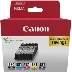 Μελάνι Canon PGI-580/CLI-581 2078C007 5er Multipack BK/C/M/Y/PGBK