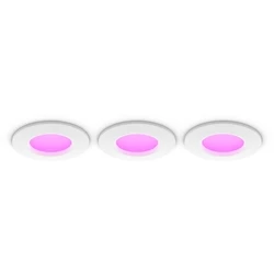 Φωτιστικό Σποτ Philips Hue White & Color Ambiance Slim Recessed 90mm 3er White