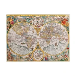 Ravensburger Παζλ World Map 1594 1500 τεμάχια