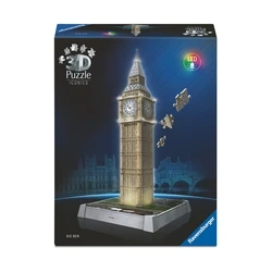 Ravensburger Παζλ 3D Big Ben Night Edition 216 τεμαχίων