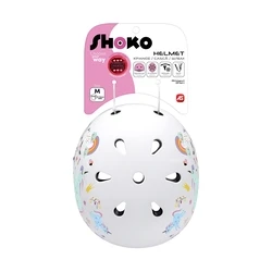 AS Shoko 5004-50537 Kids Helmet for Scooter, White