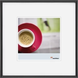 Walther Galeria Plastic Picture Frame Black 40 x 40 cm (KB440H)