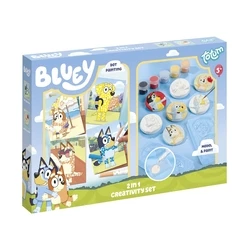 Totum Bluey Σετ Δημιουργίας 2 σε 1 - Βάψιμο Μοντέλου & Ζωγραφική με Τελείες (TT290501)