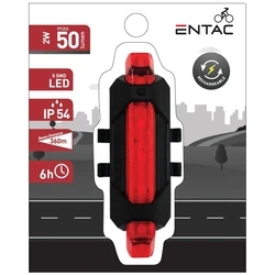 Φώς Ποδηλάτου Entac Πλαστικός 2W Κόκκινο