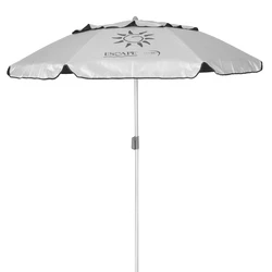 Ομπρέλα Παραλίας Αλουμινίου 2,0m Oxford 210gsm UPF50+ Μαύρη (ESCAPE 12018)