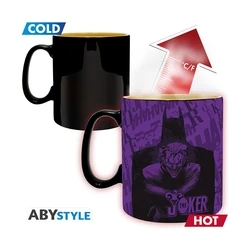 Abysse Batman Heat Change Κεραμική Μαύρη Κούπα King size 460ml
