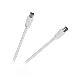 Καλώδιο RF TV M/F λευκό 3m