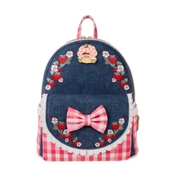 Loungefly Μίνι Σακίδιο Πλάτης Strawberry Shortcake - Συνθετικό Denim (SBSBK0010)