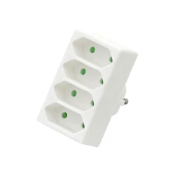 Ταφ Ρεύματος 220V R-4 με 4 πρίζες χωρίς γείωση