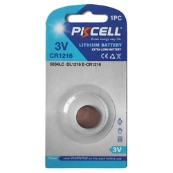Button Lithium Battery Pkcell CR1216-1B