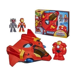Hasbro Marvel: Iron Man & His Awesome Friends - Γιγαντιαίο Jet Πανοπλίας Playset