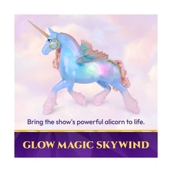Spin Master Unicorn Academy Glow Magic Skywind - Διαδραστικός Μονόκερος με Φώτα & Ήχους (Gems & Wings)