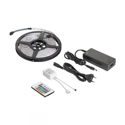 Ταινία LED Rebel 5M (καλώδιο LED RGB, τηλεχειρισμός χρώματος, τροφοδοτικό)