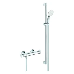 Grohe Σετ Εντοιχισμού Μίκτης & Κεφαλή Ντους για Ντουζιέρα Ασημί (SKU: 129028, MPN: 34566002)
