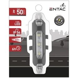 Φώς Ποδηλάτου Entac Πλαστικός 2W ʼσπρο