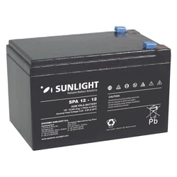 Μπαταρία Μολύβδου SunLight 12V.12A Alarm