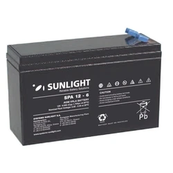 Μπαταρία Μολύβδου SunLight 12V 6A Μακρόστενη