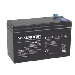 Μπαταρία Μολύβδου SunLight 12V 7A(4.8mm)