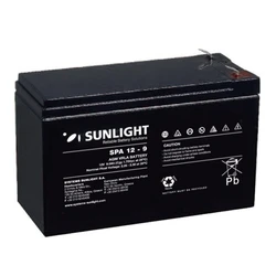 Sunlight Μπαταρία Μολύβδου 12V 9A Για UPS