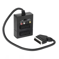 Scart Splitter σε 2xSCART + 3RCA + SVHS με διακόπτη