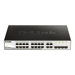 Network Switch 20P D-Link DGS-1210-20/Em RM LWL MDI 1HE