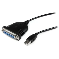 StarTech Καλώδιο USB-A σε RS232 25-pin female 1.8m Μαύρο