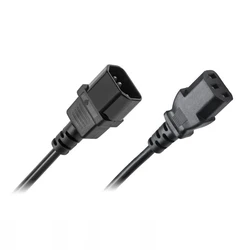 Καλώδιο Τροφοδοσίας Η/Υ Cabletech Προέκταση 0.5m IEC C13 - IEC C14