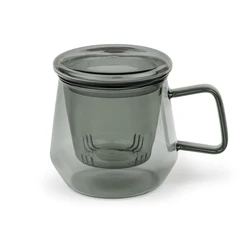 Bredemeijer Tea One Livorno 350ml Glass/Ceramic - Black (Model 165041)