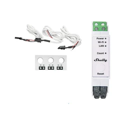 Ρελέ Ράγας Shelly relay "Pro 3EM-3CT63" WLAN LAN electricity meter incl. CT