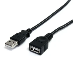 Καλώδιο USB Startech USBEXTAA6BK USB A Μαύρο
