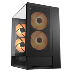 Cougar OmnyX Gaming Midi Tower Κουτί Υπολογιστή με ARGB Φωτισμό Μαύρο