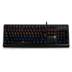 Gaming Πληκτρολόγιο Ενσύρματο Nod IRON STRIKE GAMING Black RGB LED