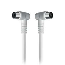 Καλώδιο Κεραίας Nod Ac90-3b White Υπό Γωνία 90° Rf Αρσενικό - Rf Θηλυκό 3m