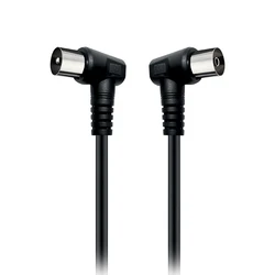 Καλώδιο Κεραίας Nod Ac90-3b Black Υπό Γωνία 90° Rf Αρσενικό - Rf Θηλυκό 3m