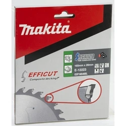 Makita EFFICUT Δίσκος πριονιού 165x20x40T (MPN E-12223)